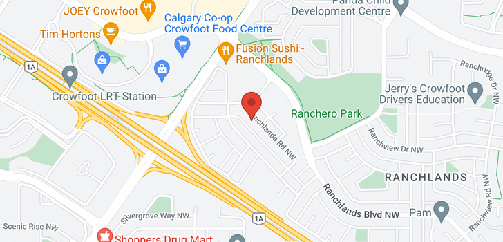 map of 1441 Ranchlands Road NW